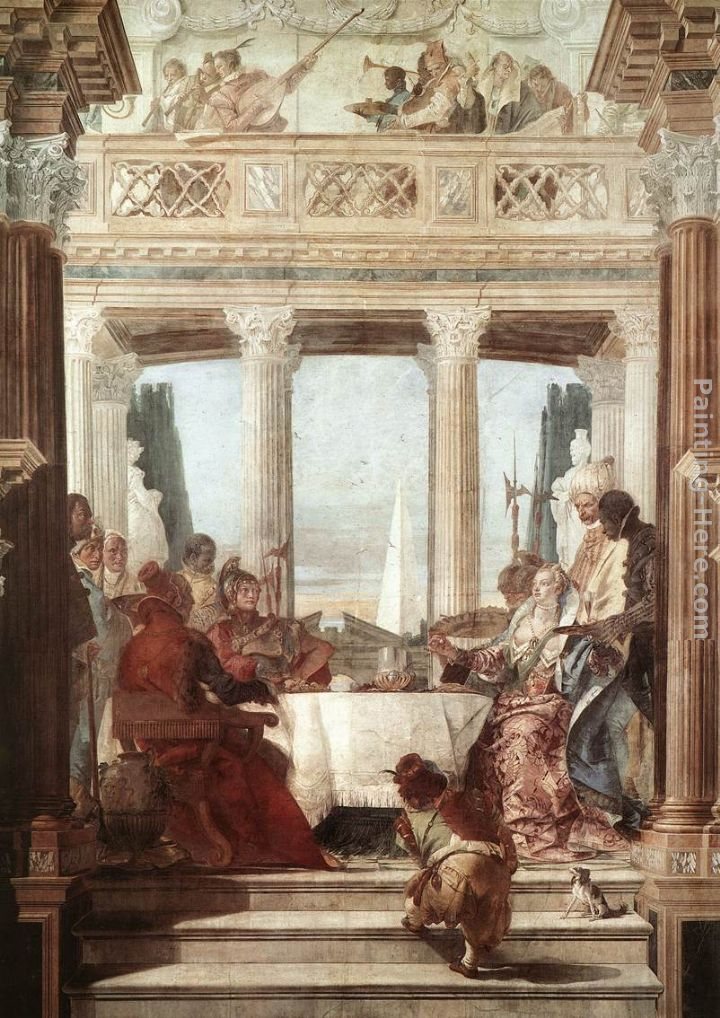 Giovanni Battista Tiepolo The Banquet of Cleopatra